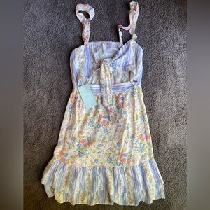 Maaji floral/stripes dress size small NWT